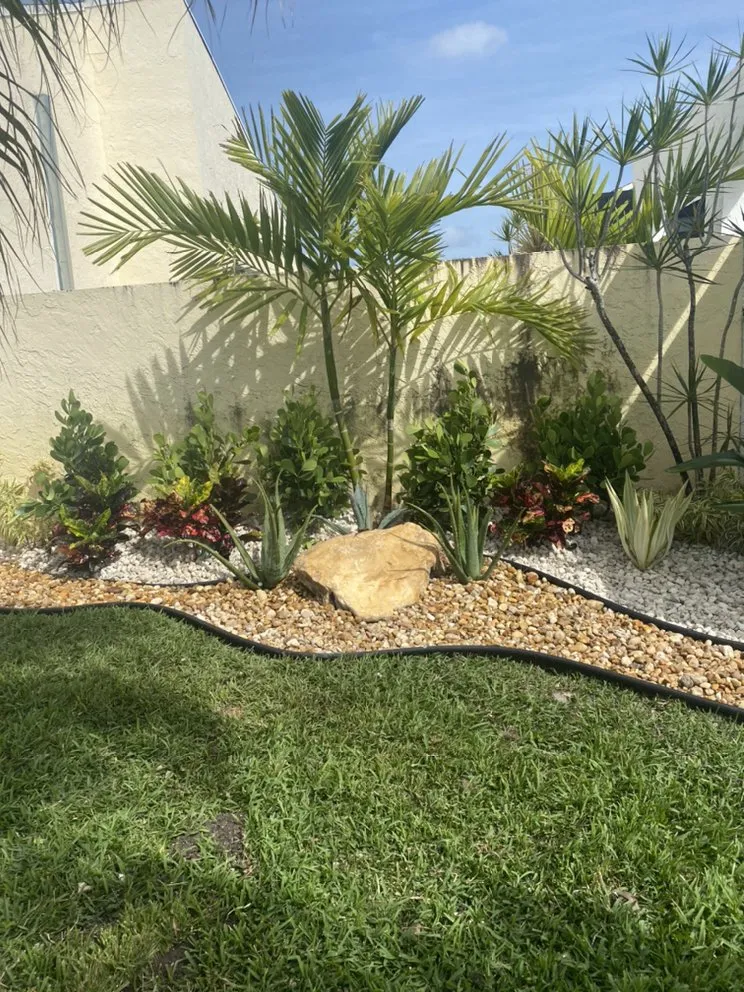 Professional outdoor landscaping in Lake Worth, FL by Eaglescape Services