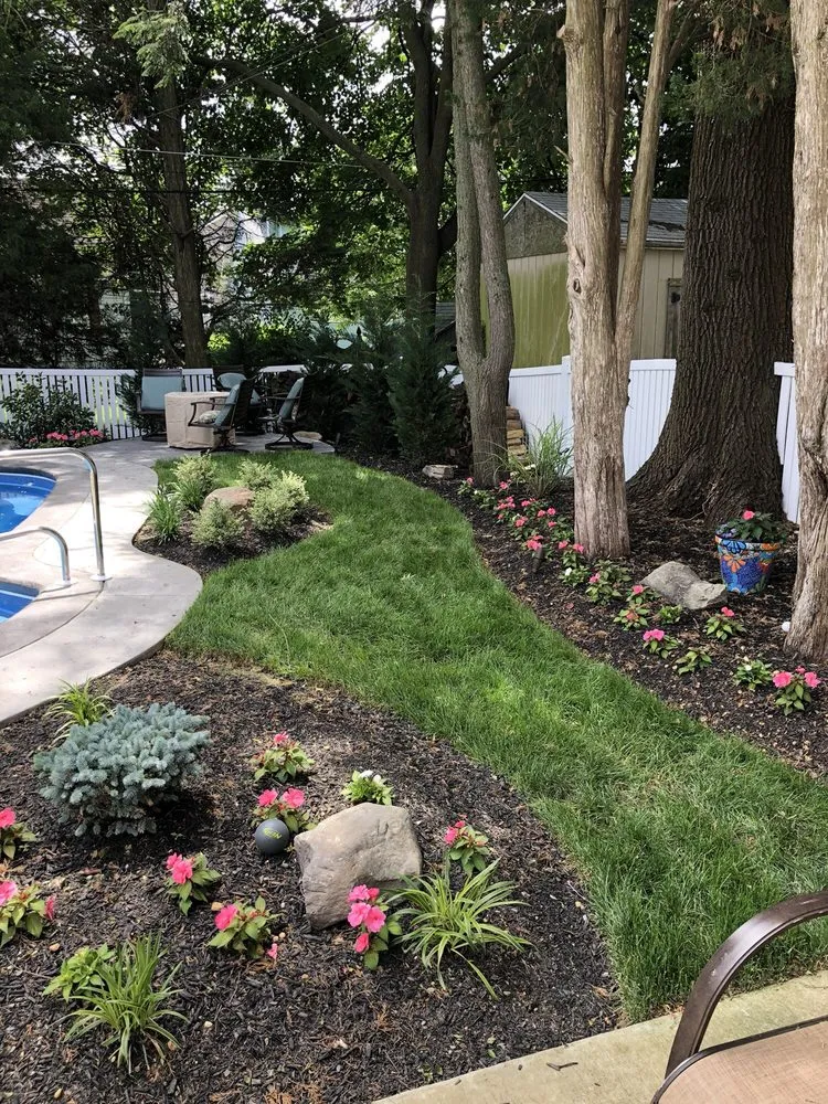 Expert landscape installation in Elk, NJ by Eaise Design & Landscaping