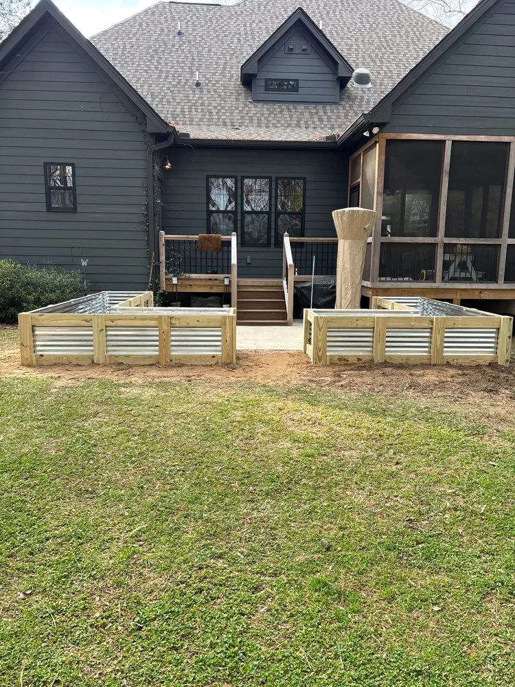 Custom outdoor landscaping in Zebulon, NC - Eans Lawn Care