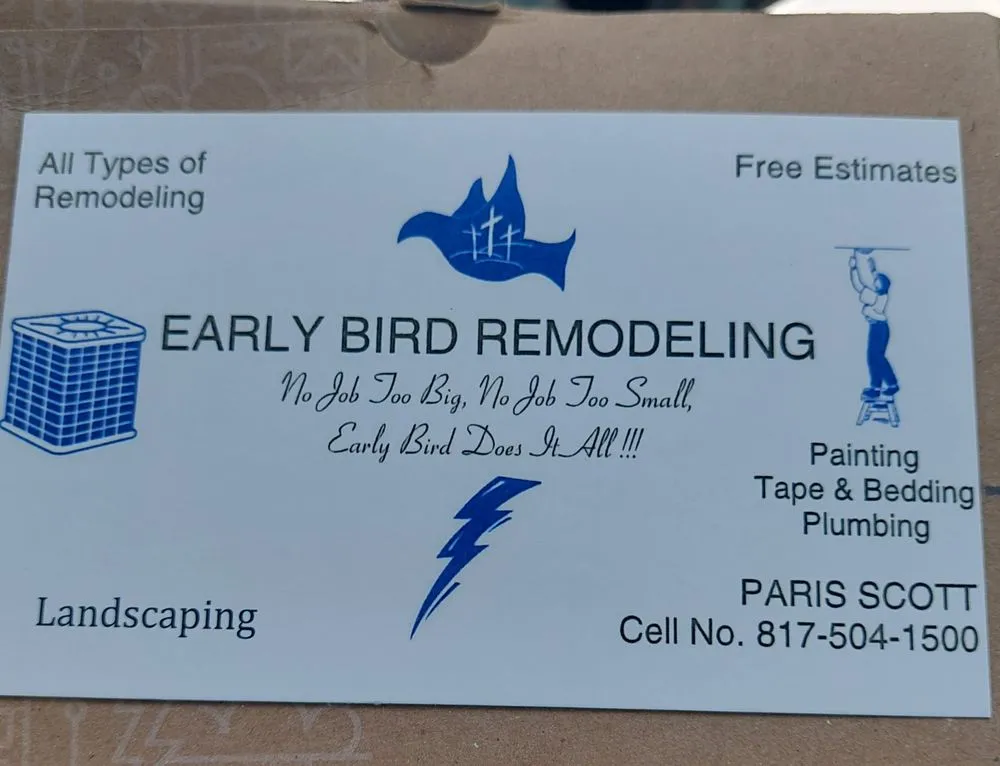 Local landscape installation for homes in Granbury, TX by Earlybird Remodeling