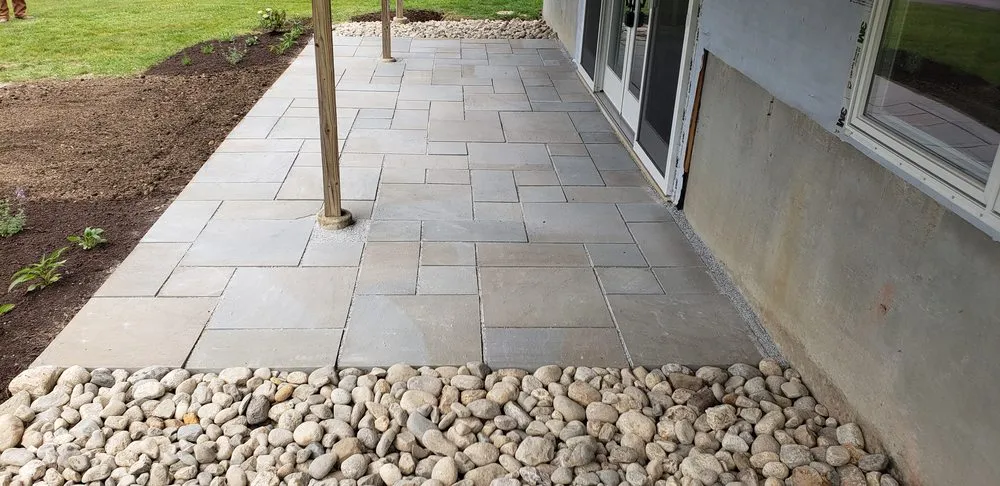 Expert outdoor landscaping with custom design across Lewiston, ME - Earth & Turf Landscape Solutions