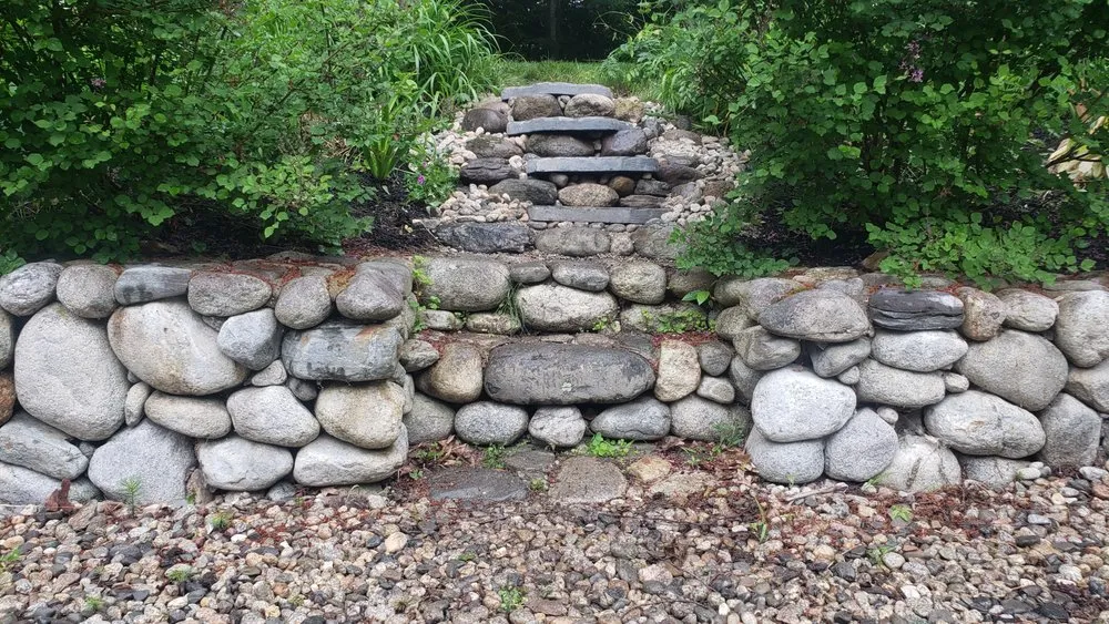 Custom residential landscaping in Lewiston, ME - Earth & Turf Landscape Solutions