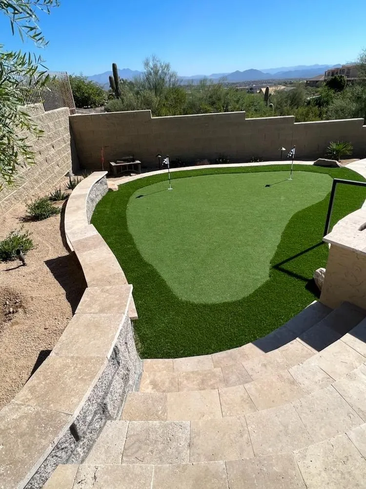 Custom lawn care service for outdoor upgrades across Casa Grande, AZ - Earth and Water Landscaping
