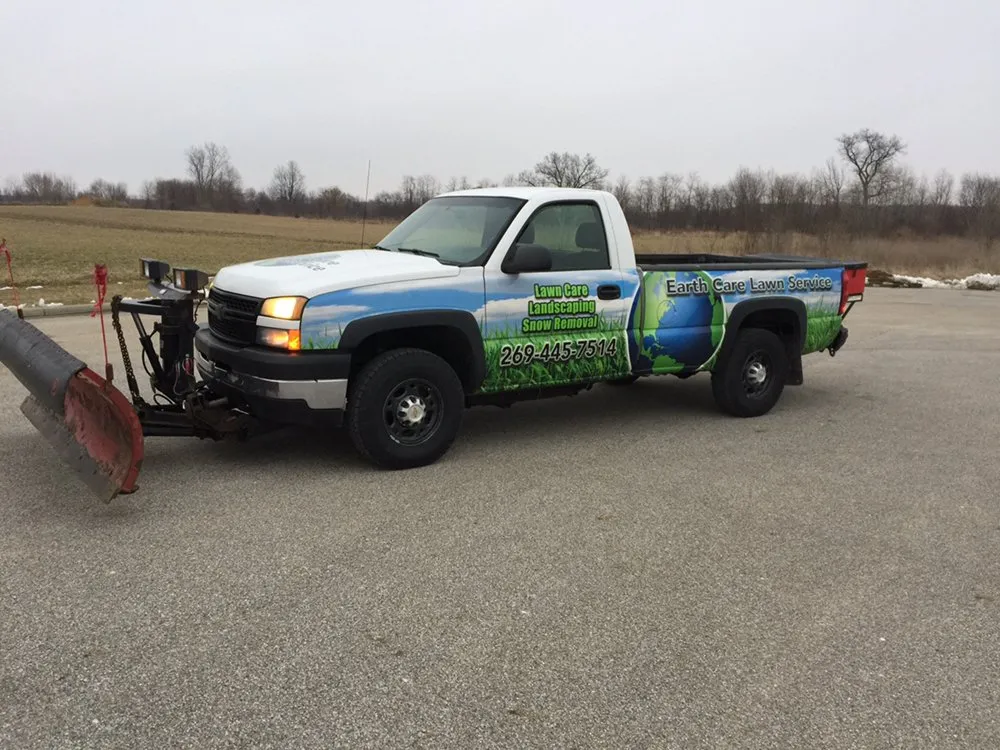 Affordable residential landscaping for year-round maintenance in White Pigeon, MI by Earth Care Lawn Service