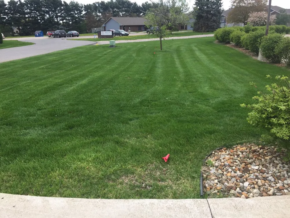 Expert lawn mowing service for residential properties in White Pigeon, MI by Earth Care Lawn Service