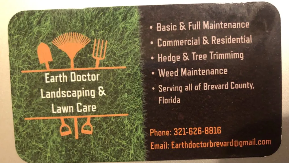 Professional yard maintenance in Palm Bay, FL by Earth Doctor Landscaping & Lawn Care