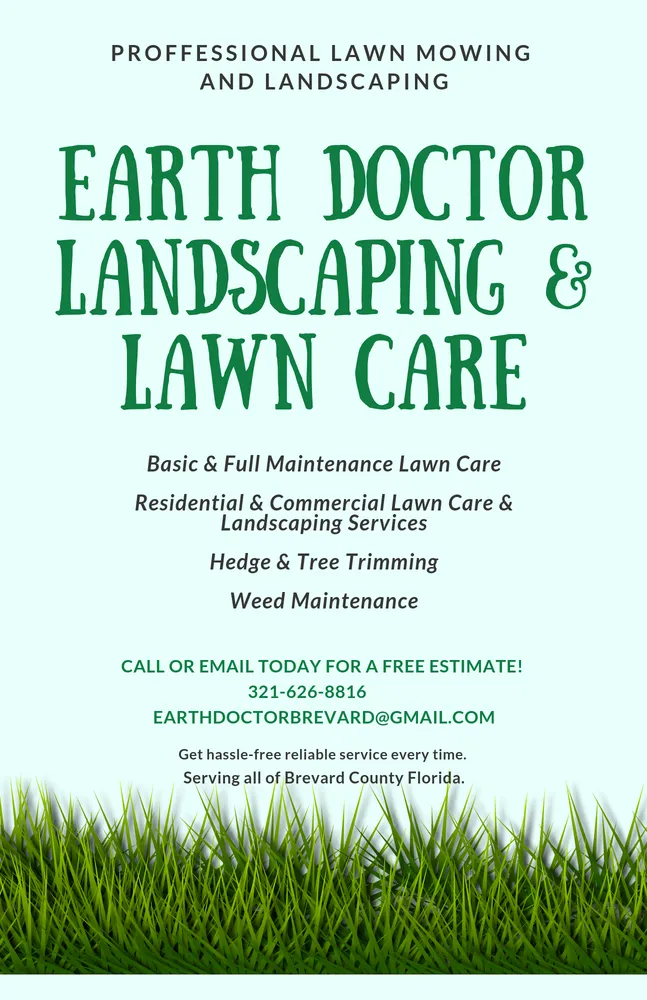 Top-rated yard cleanup service for outdoor upgrades across Palm Bay, FL - Earth Doctor Landscaping & Lawn Care