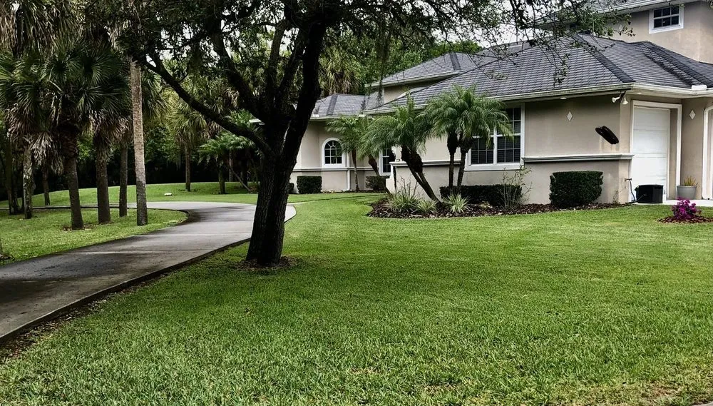 Professional outdoor landscaping in Palm Bay, FL by Earth Doctor Landscaping & Lawn Care