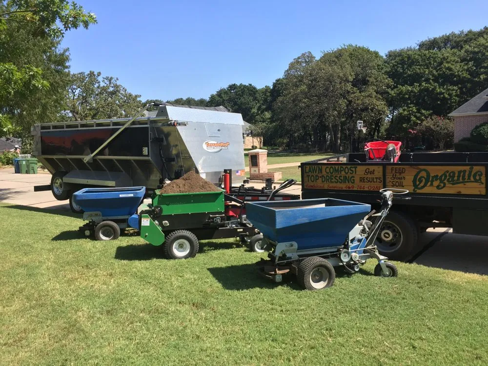 Custom landscape installation in Denton, TX - Earth Kind Services