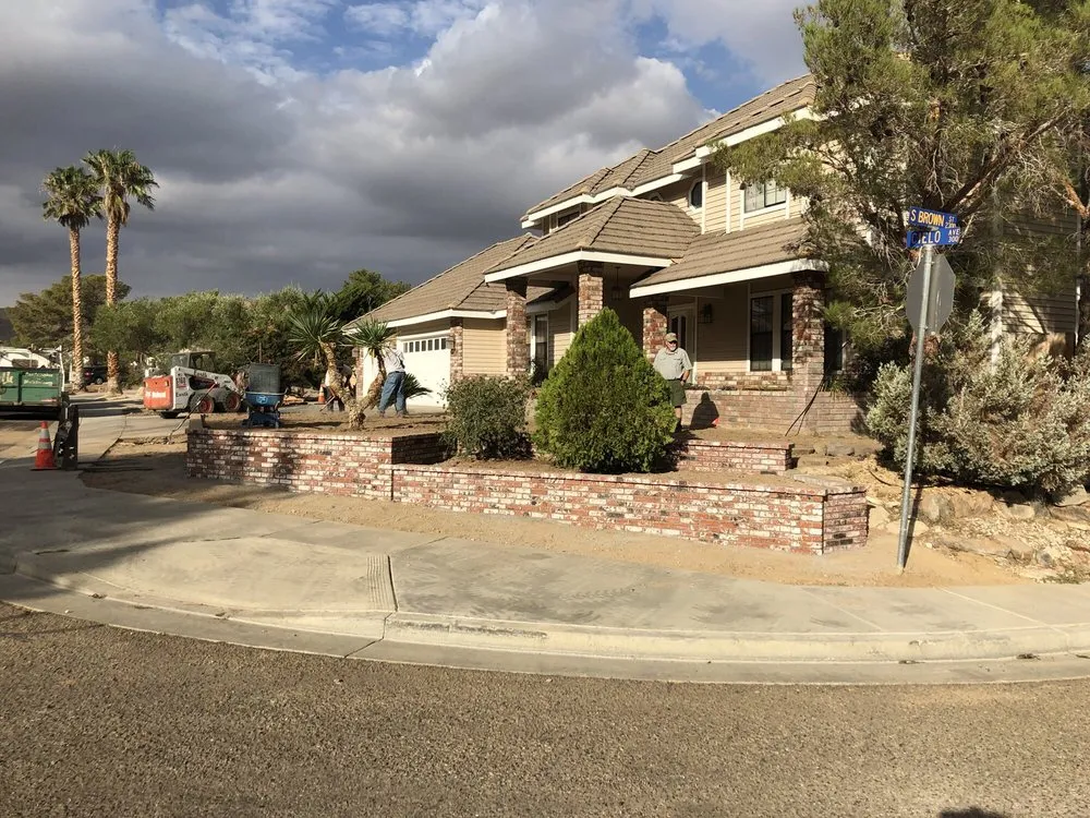 Trusted garden landscaping in Ridgecrest, CA by Earth Landscape & Maintenance