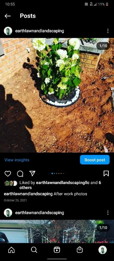 Expert garden landscaping for outdoor upgrades in Atlanta, GA by Earth Lawn and Landscaping