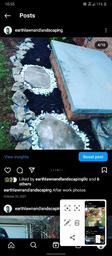 Expert landscape installation in Atlanta, GA by Earth Lawn and Landscaping