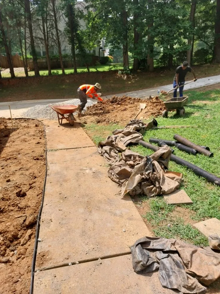 Affordable landscape installation for year-round maintenance in Flowery Branch, GA by Earth Lawn and Landscaping