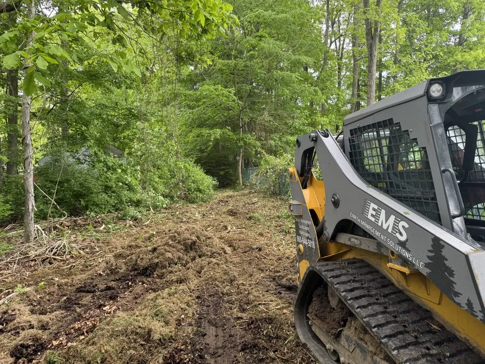 Expert landscape installation in Ellington, CT by Earth Management Solutions