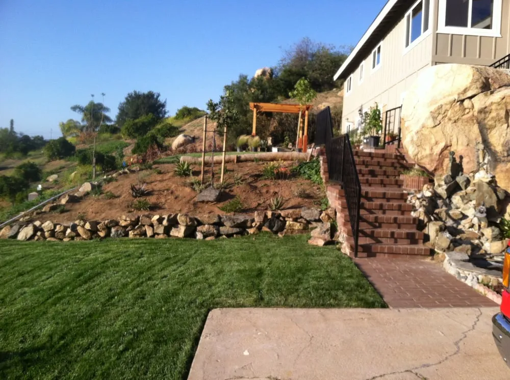 Custom landscaping services for beautiful yards in San Diego, CA by Earth One Landscape