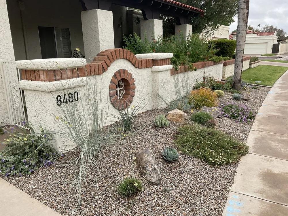 Expert landscape installation in Mesa, AZ by Earth Smart Design