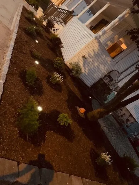 Custom lawn care service with custom design in North Reading, MA by Earth Stone and Water