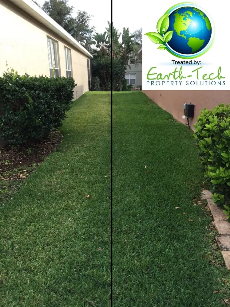 Custom lawn care service for homes in Plant City, FL by Earth-Tech Property Solutions