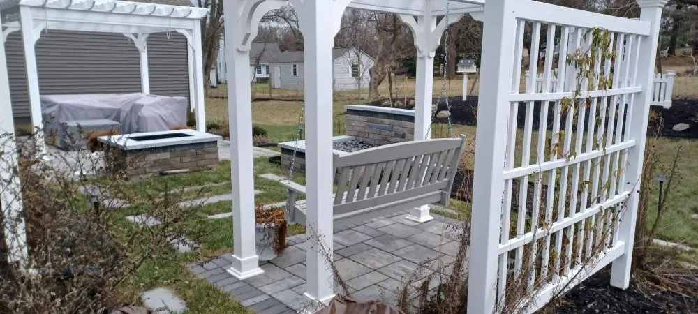 Custom garden landscaping for homes across New Cumberland, PA - Earth Tones Hardscape