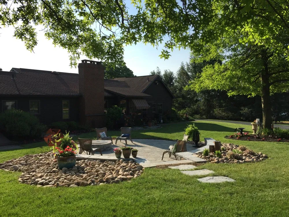 Custom garden landscaping for year-round maintenance across New Cumberland, PA - Earth Tones Hardscape