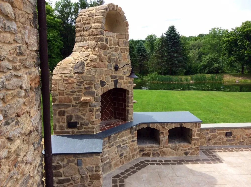 Affordable landscape installation in Washington Township, NJ by Earth Turf & Blooms