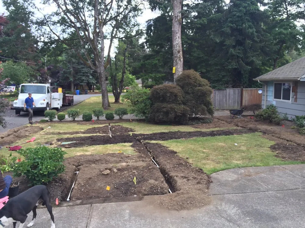 Custom landscaping services in Lakewood, WA by Earth Water & Stone