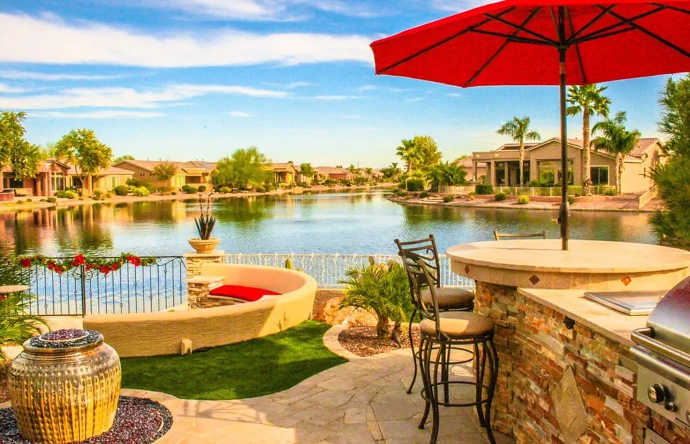 Professional landscape design near you in Gilbert, AZ by Earth Water Fire Landscaping