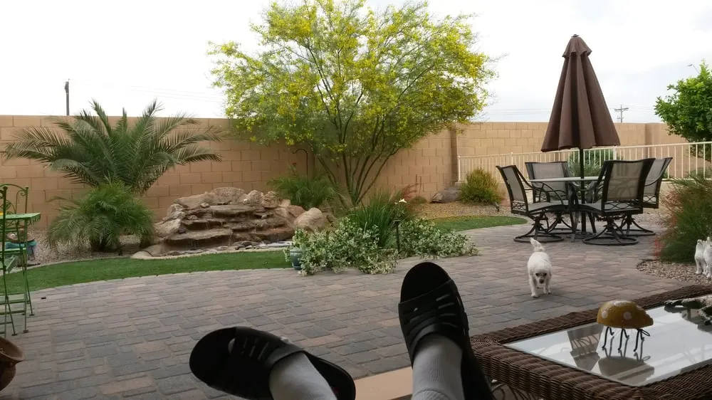 Professional landscape design in Gilbert, AZ by Earth Water Fire Landscaping