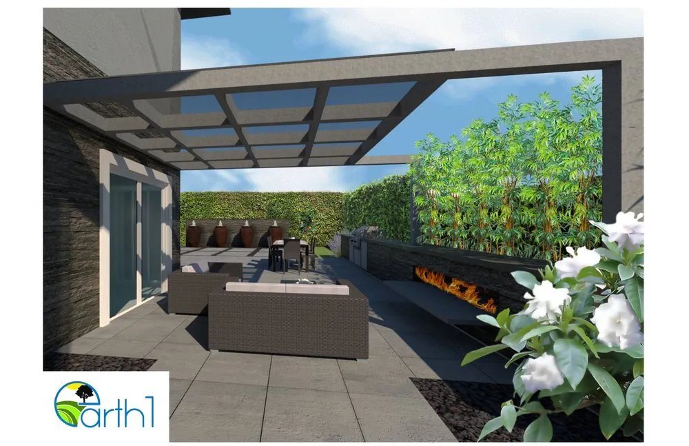 Local landscape installation in Huntington Beach, CA by Earth1