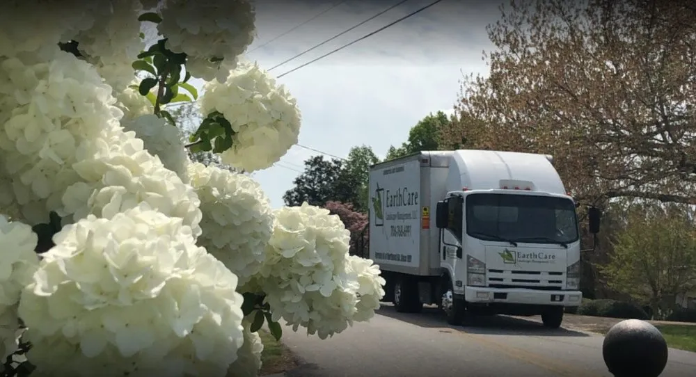 Custom landscape design in Clarkesville, GA by EarthCare Landscape Management