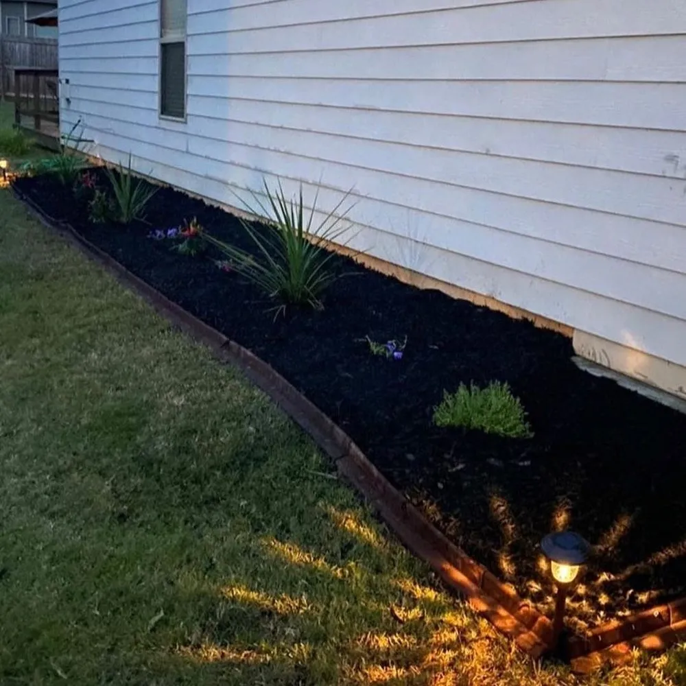 Custom landscape design in Hampton, GA by Earthling’s Yard Services