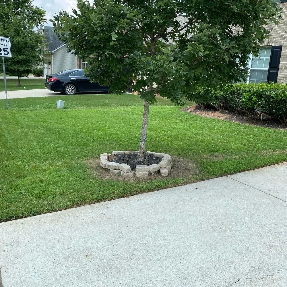 Local landscape installation in Hampton, GA - Earthling’s Yard Services