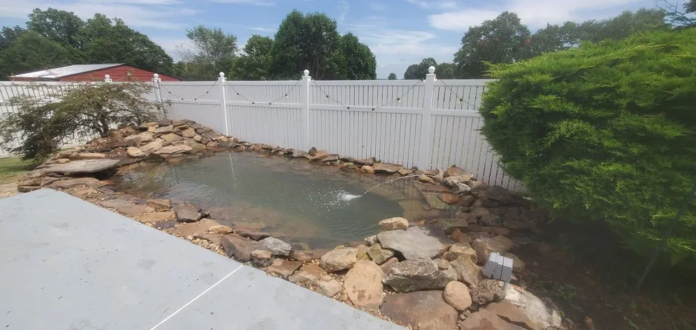 Custom residential landscaping in Boaz, AL by Earthly Creations And Water Wonders