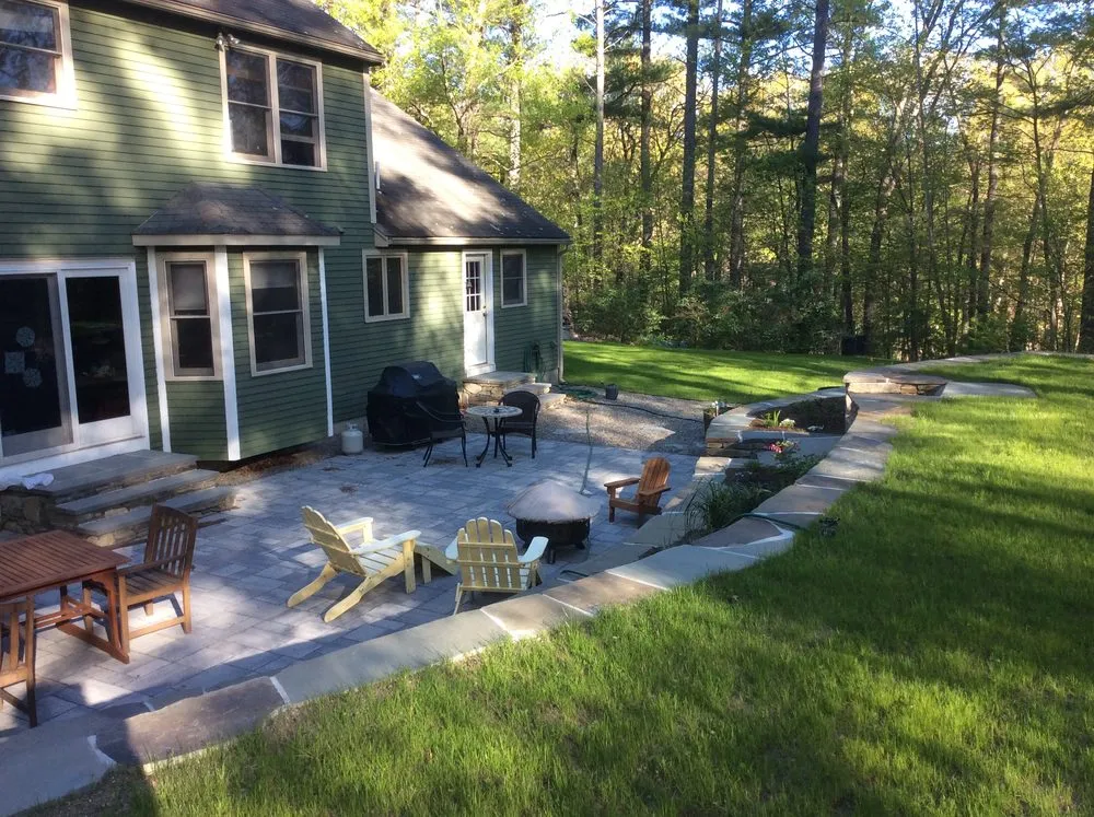 Affordable landscape installation in Groton, MA - Earthscape