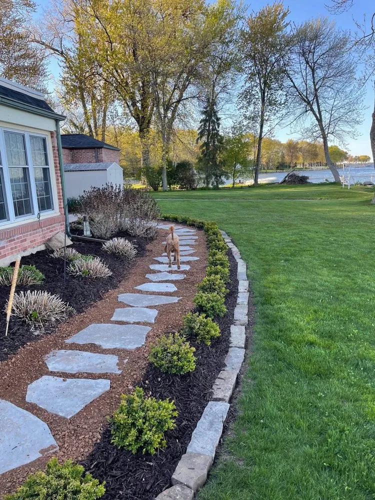 Professional landscape installation in Neenah, WI - Earthscape