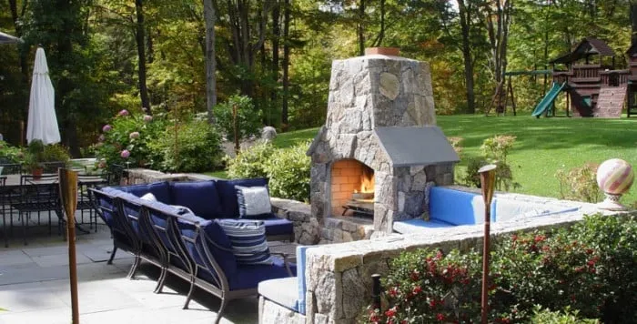 Custom landscape design for beautiful yards in New Canaan, CT by Earthscapes Landscape Management & Development