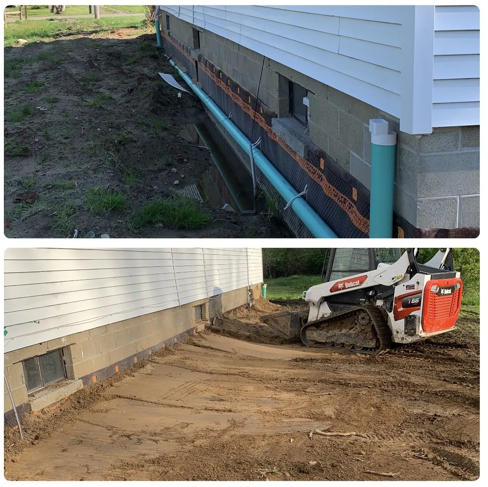 Custom garden landscaping in Irving, NY - Earthscore Excavating