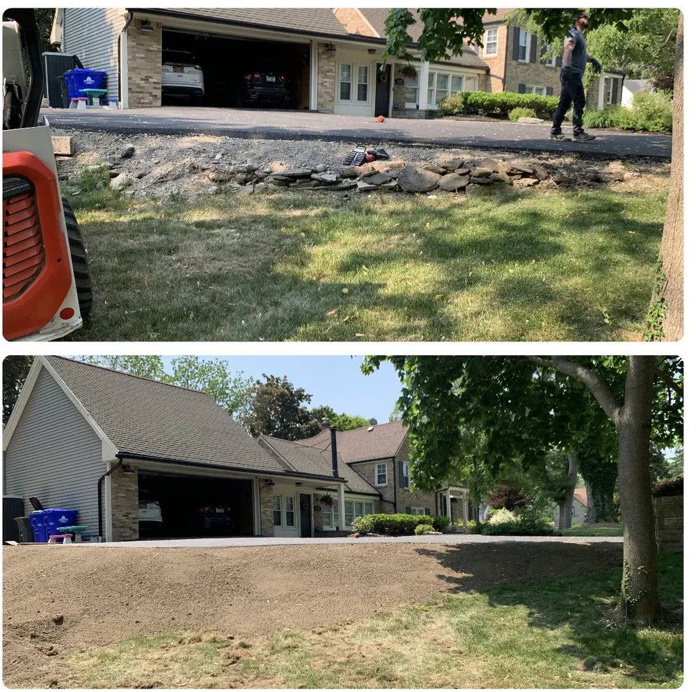 Reliable lawn care service for homes in Irving, NY by Earthscore Excavating