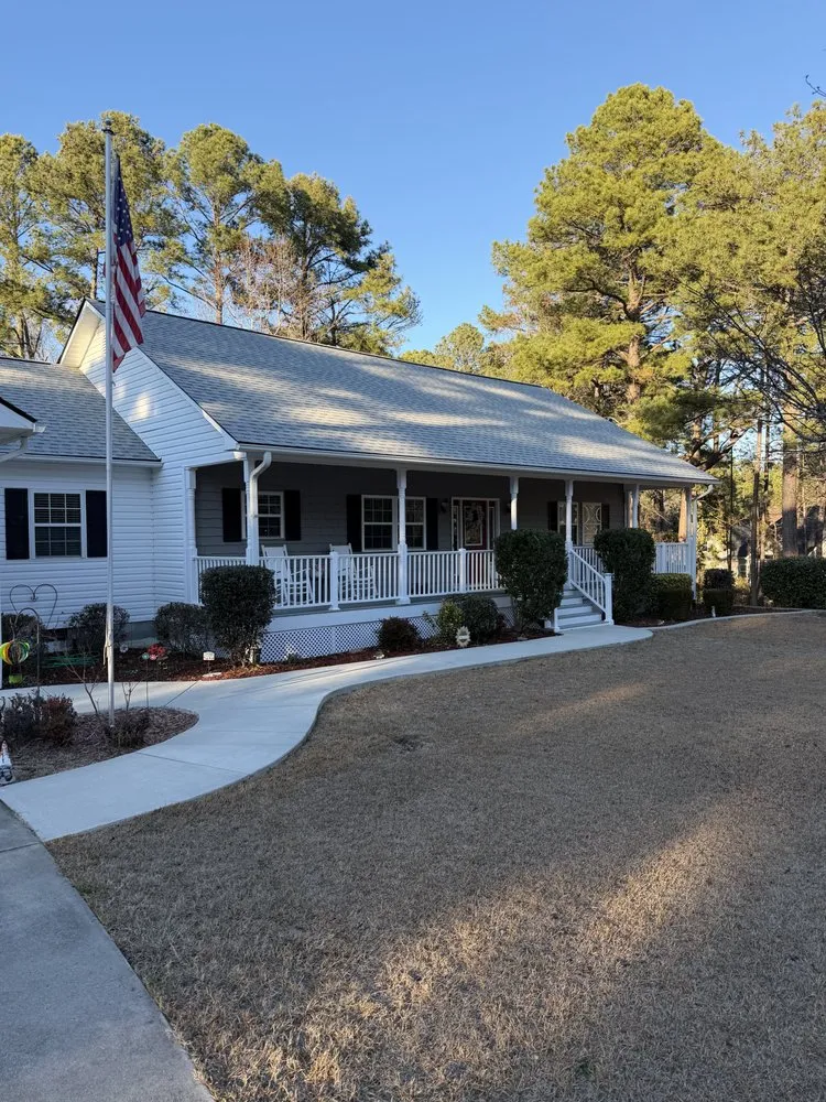 Local landscape installation in Pinehurst, NC by Earthtone Creations