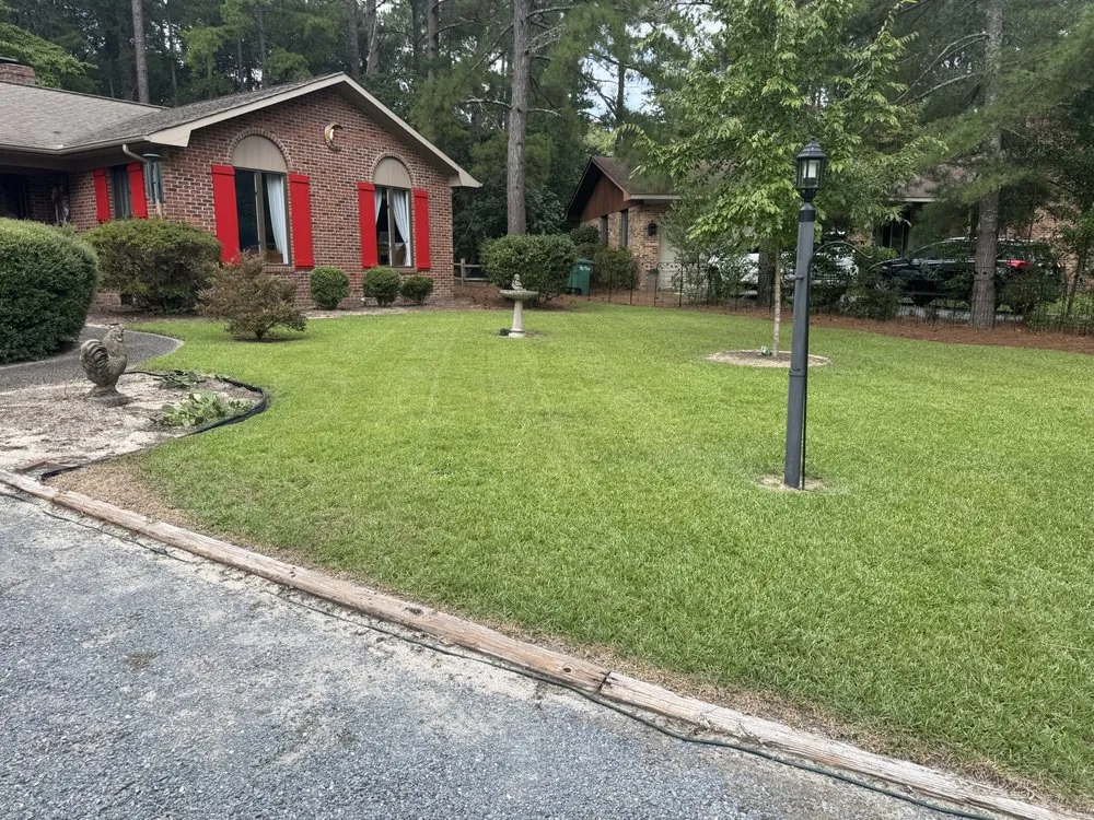 Expert lawn care service with custom design across Pinehurst, NC - Earthtone Creations