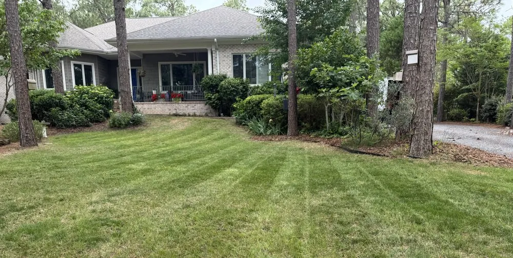 Professional yard maintenance for residential properties across Pinehurst, NC - Earthtone Creations