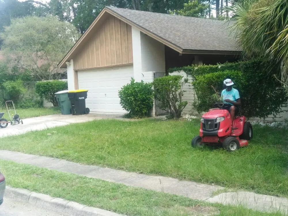Top-rated yard cleanup service for residential properties in Ellabell, GA by Earthwise Lawn Care Service