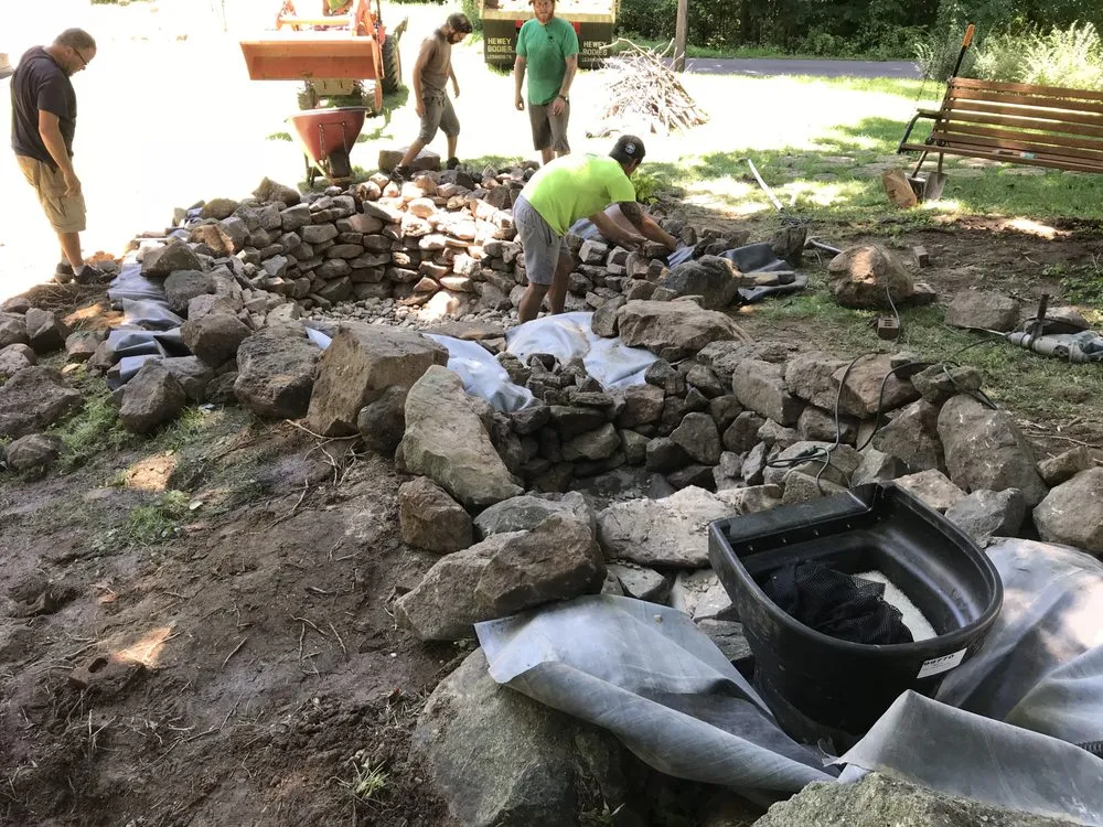 Custom yard maintenance for homes in Grantville, PA by Earthworkers Landscaping