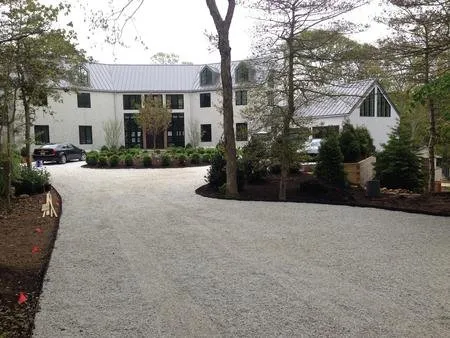 Custom landscaping services for residential properties in East Hampton, NY by Earthworks