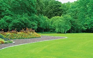 Custom residential landscaping in Fairfax, VA by Earthworks