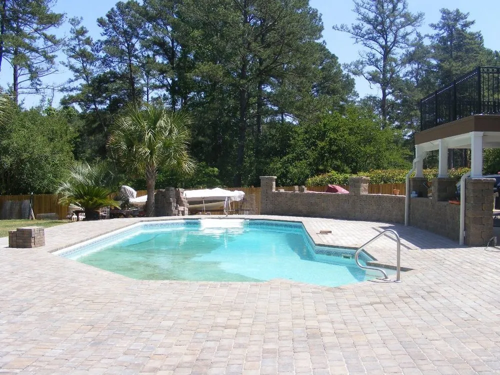 Affordable garden landscaping with custom design in Fortson, GA by Earthworks Landscape