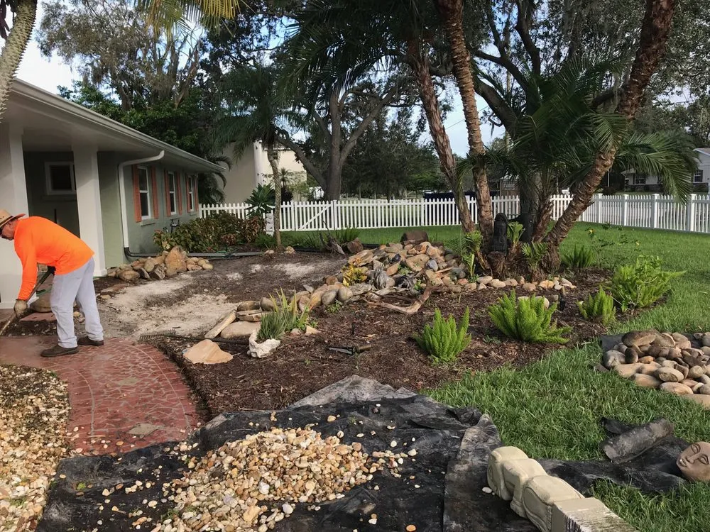 Professional yard cleanup service in Ruskin, FL - Earthworks Lansdcape Services
