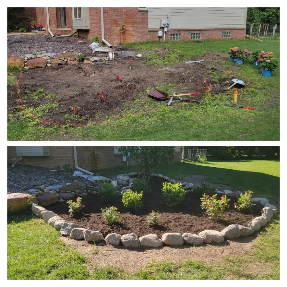 Top-rated yard cleanup service for residential properties in Lake Orion, MI by Earthworks Outdoor Services