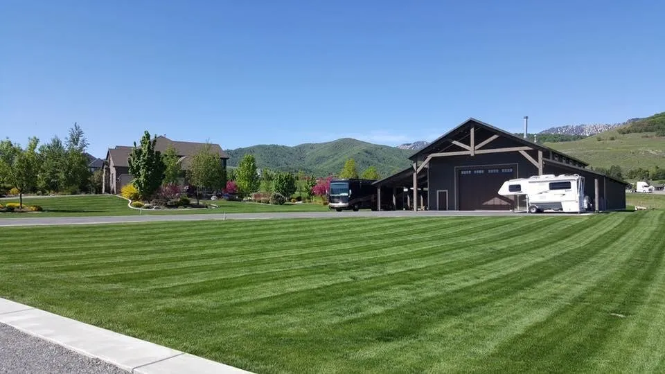 Professional garden landscaping for beautiful yards in Benson, UT by Earthworx Lawn & Landscape