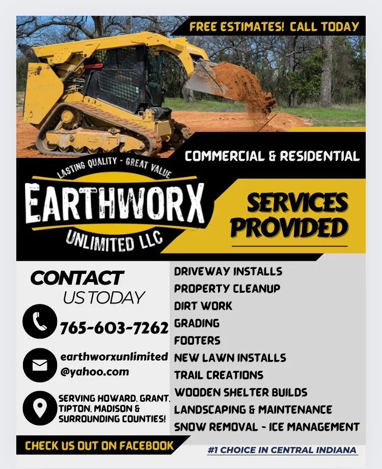 Expert lawn mowing service for beautiful yards across Fairmount, IN - Earthworx Unlimited